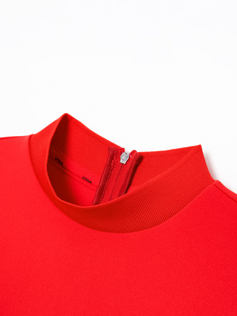 UTAA ロゴEmbossingNeopreneタートルネックティー レッド : Women's