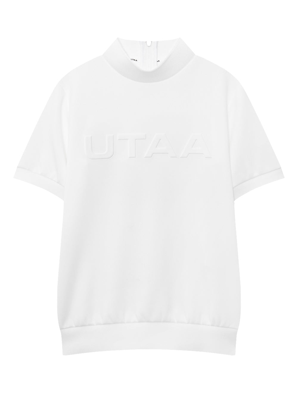 UTAA ロゴEmbossingNeopreneタートルネックティー ホワイト : Women's