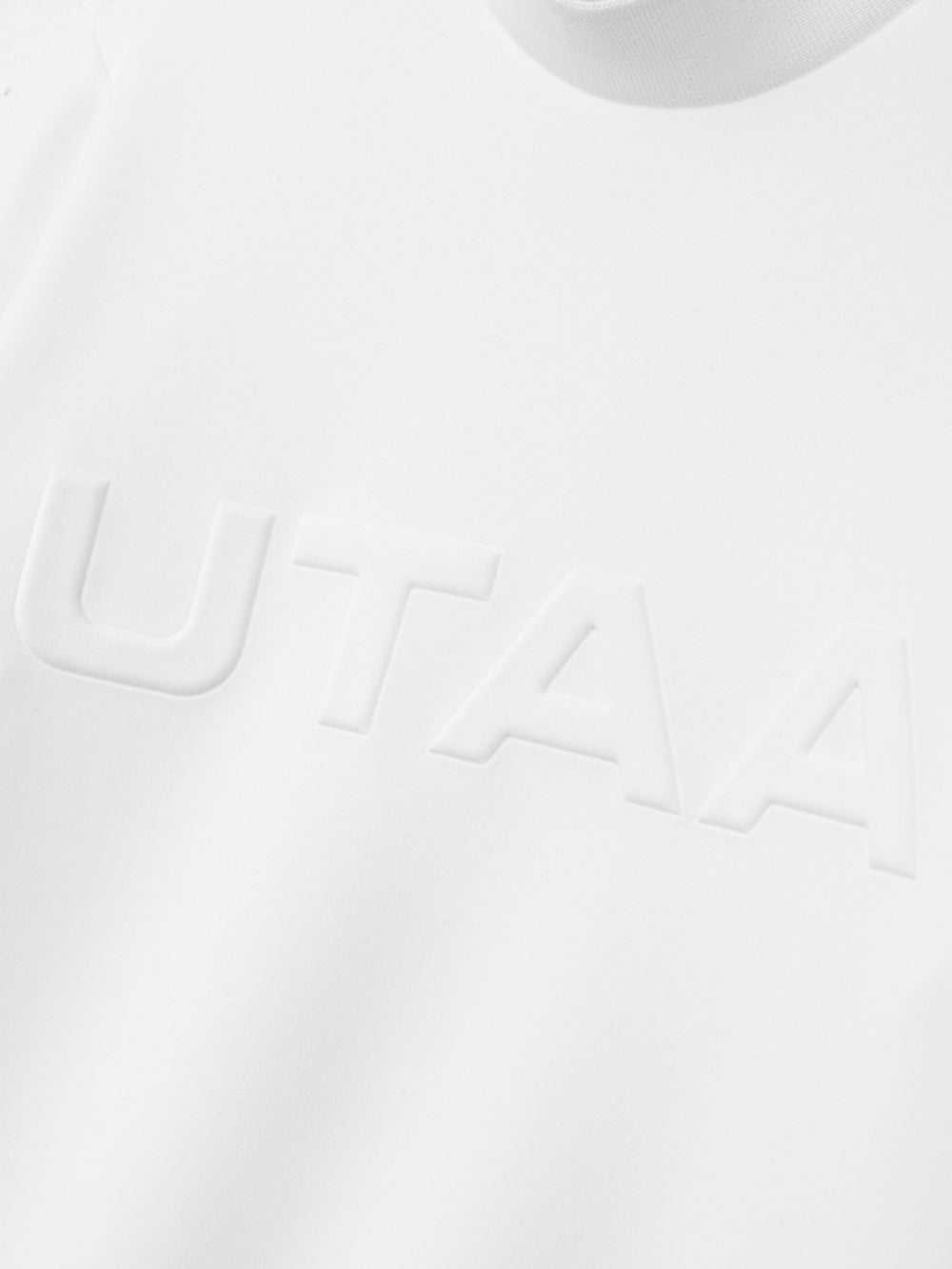 UTAA ロゴEmbossingNeopreneタートルネックティー ホワイト : Women's
