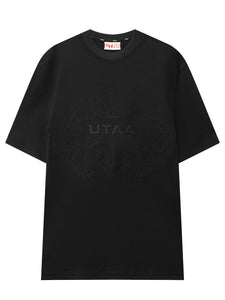 UTAA アウトラインLandscapeベーシックTシャツ ブラック : Men's