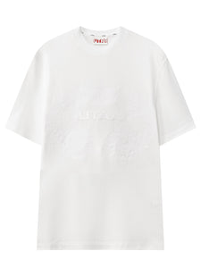 UTAA アウトラインLandscapeベーシックTシャツ ホワイト : Men's