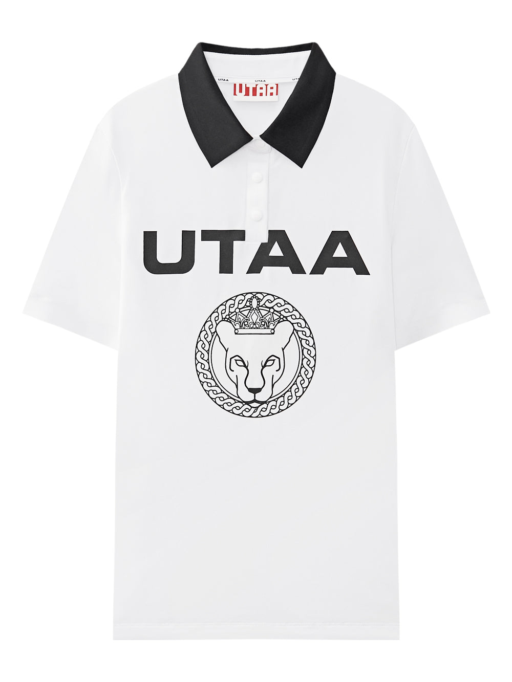 新品☞ラスト1点☞最終値下❗️UTAAユタ　ポロシャツ【白／M 】男女兼用　半袖 Tシャツ/ポロシャツ（MEN）