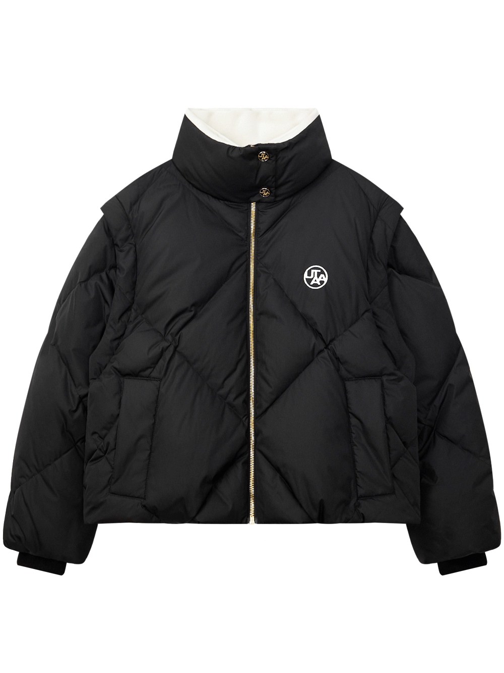 ローゼンジー キルト ツーウェイ ダウン ジャンパー