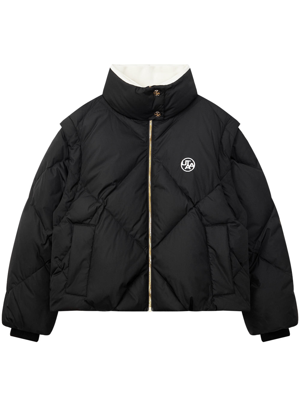 ローゼンジー キルト ツーウェイ ダウン ジャンパー