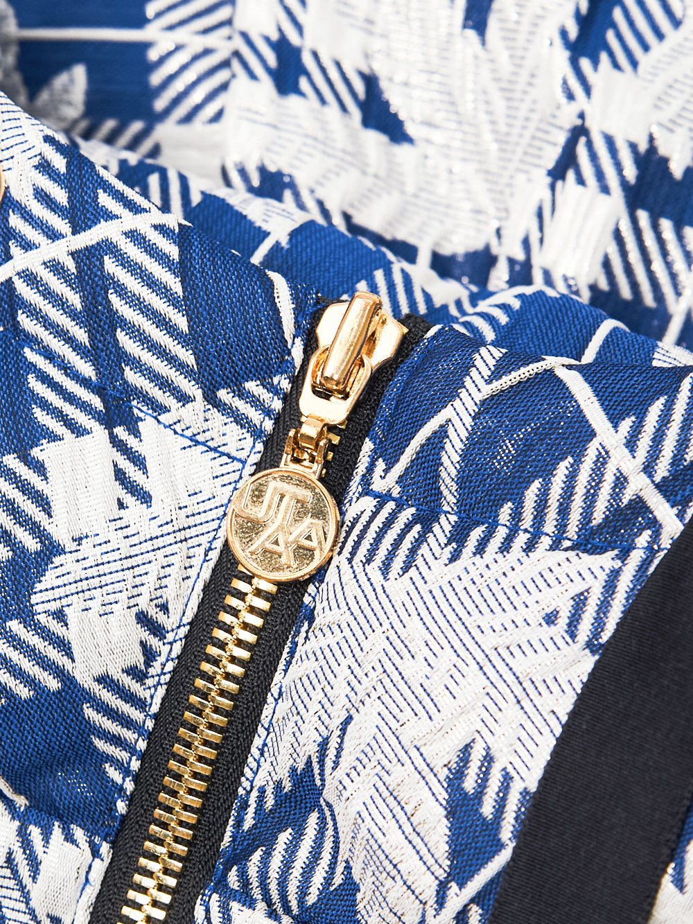 アトランティック リーフ ミックス チェック フード ダウン ベスト