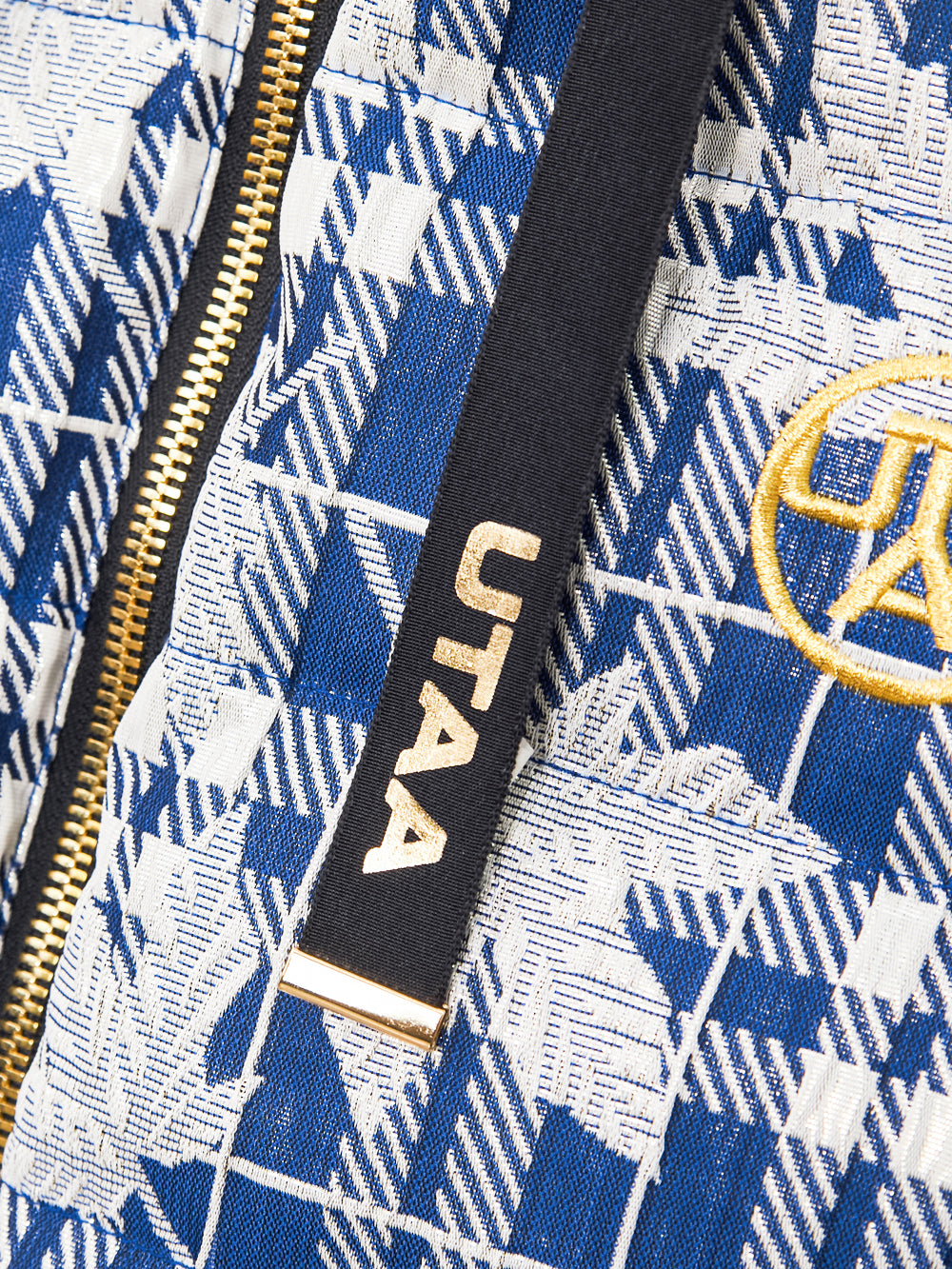 アトランティック リーフ ミックス チェック フード ダウン ベスト