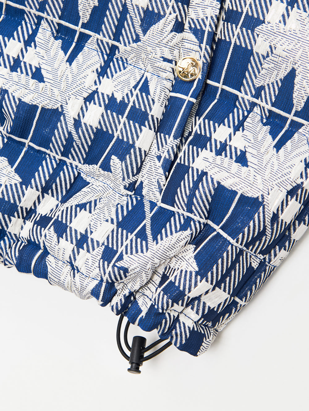 アトランティック リーフ ミックス チェック フード ダウン ベスト