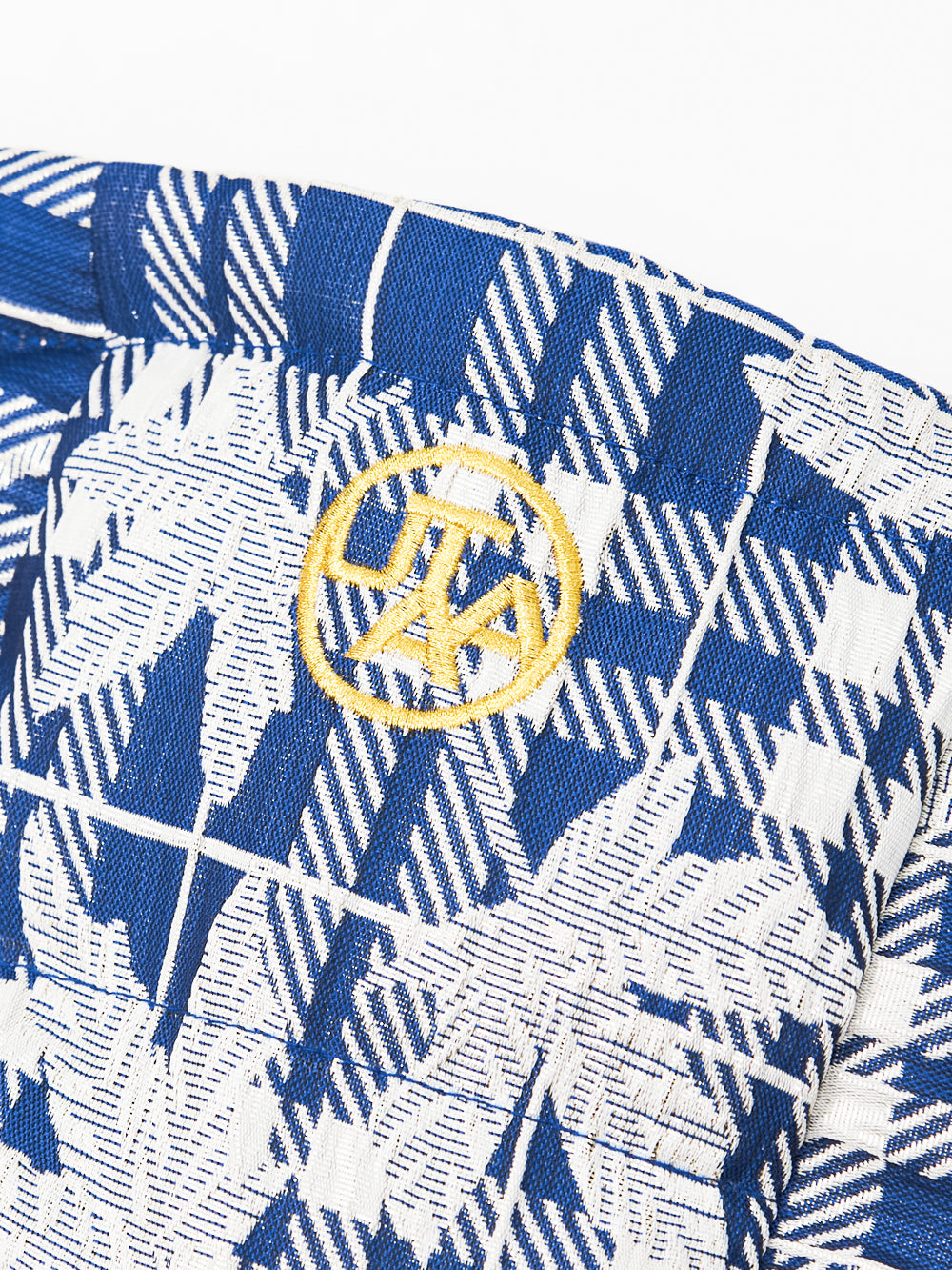 アトランティック リーフ ミックス チェック フード ダウン ベスト