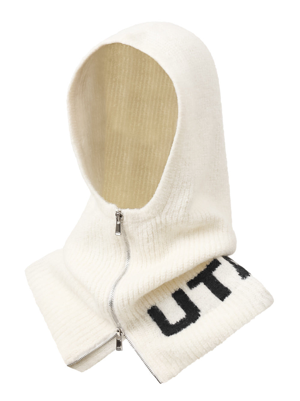 UTAA ボールドロゴWoolBlendedBalaclava ホワイト : Women's