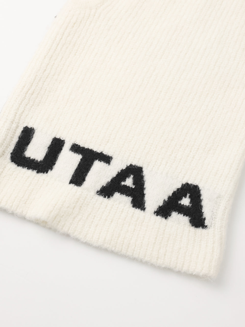 UTAA ボールドロゴWoolBlendedBalaclava ホワイト : Women's