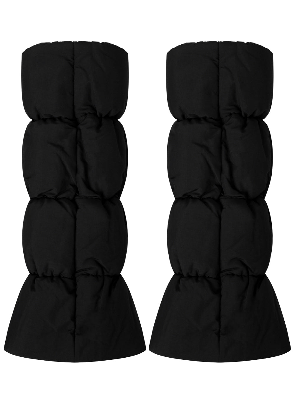 UTAA MinimalロゴブロックパディングLegWarmers ブラック : Women's