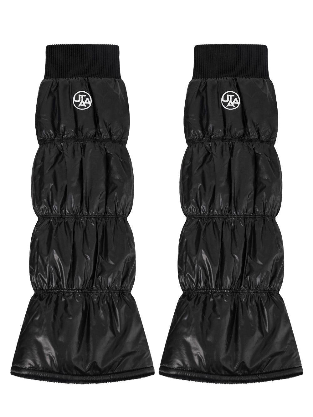 プチ シンボル シャーリング パディング レッグウォーマー