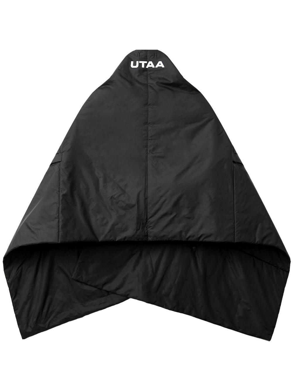 ビッグエンブレムパッディングショールケープ