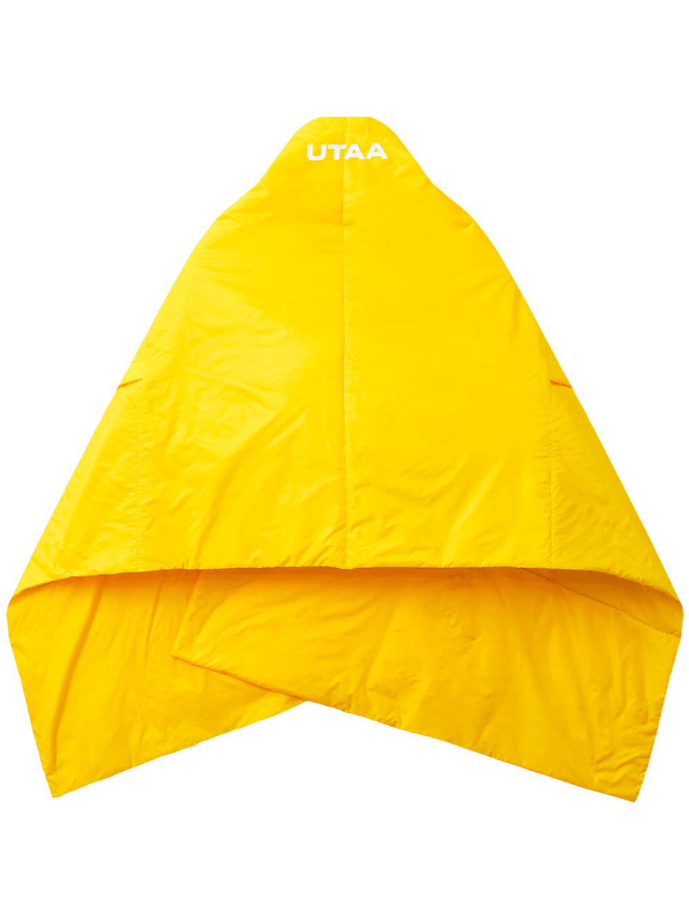 ビッグエンブレムパッディングショールケープ