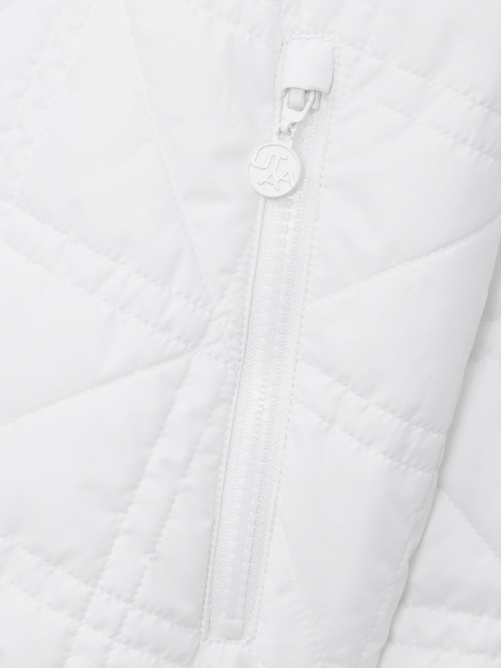 クロスキルティングエンブレムパディングジャンパー