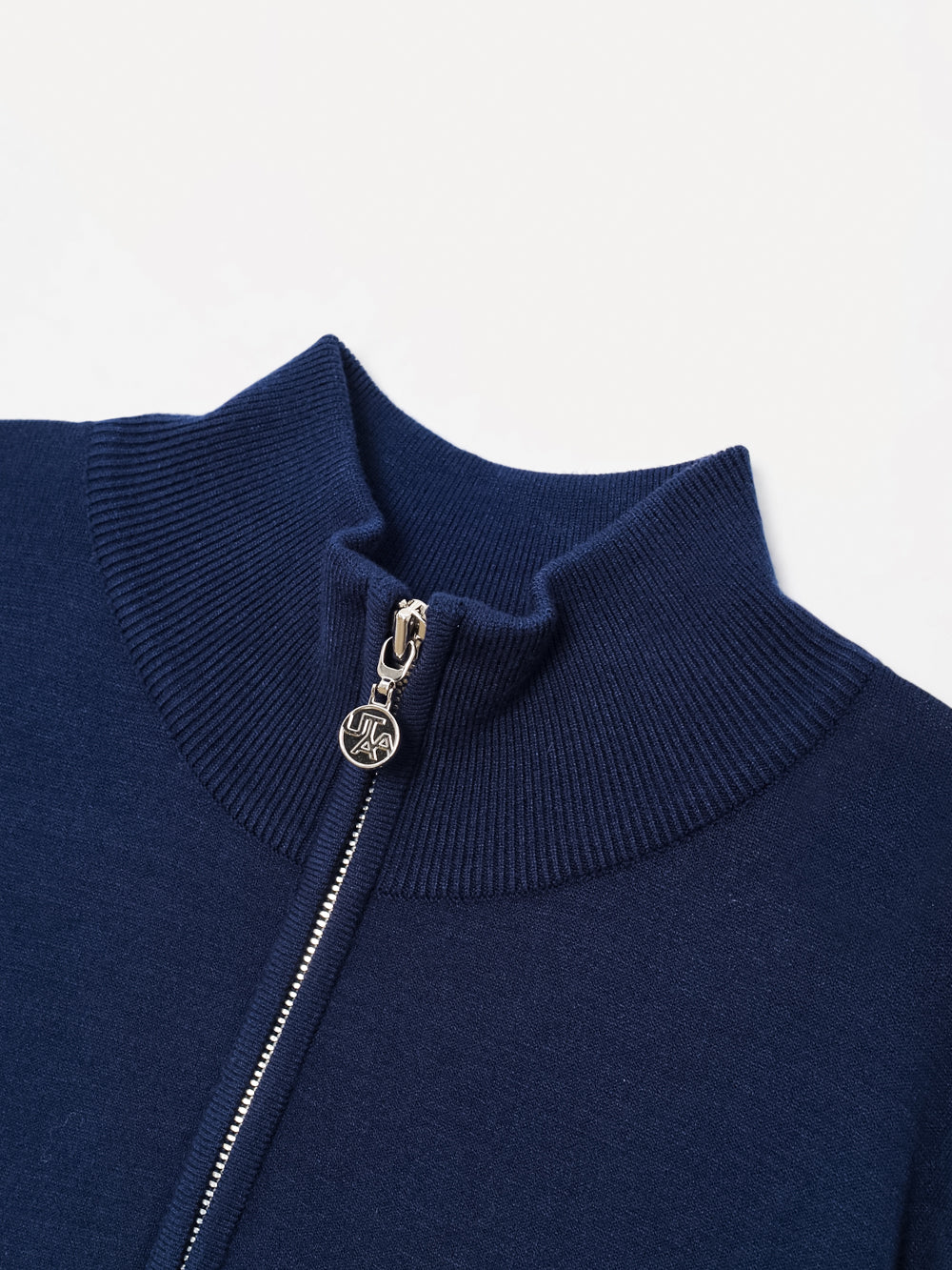 シグナル モノブロック ロゴ ハーフジップアップ ニット : レディース