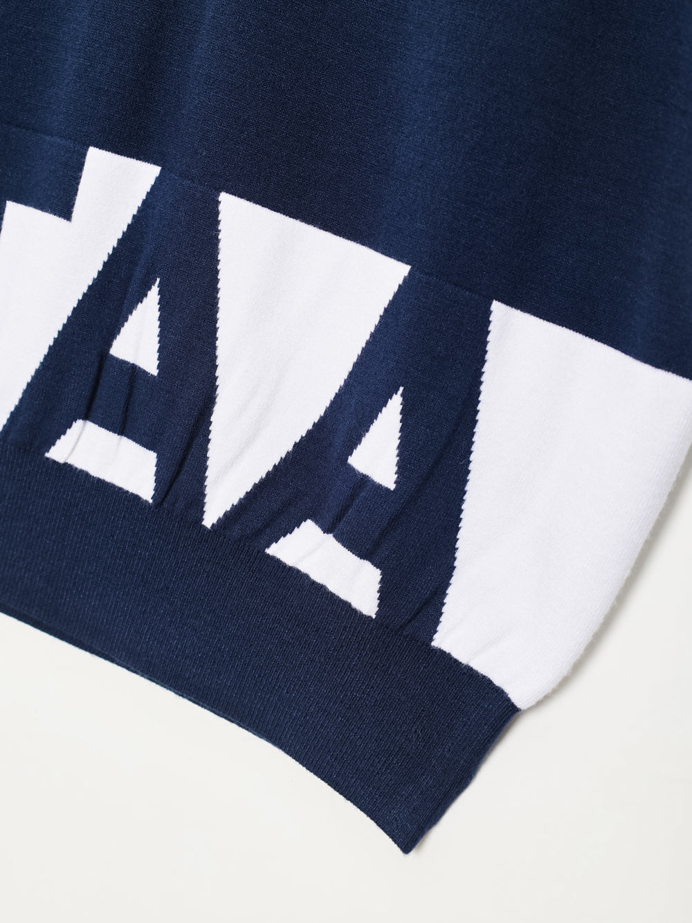 シグナル モノブロック ロゴ ハーフジップアップ ニット : レディース