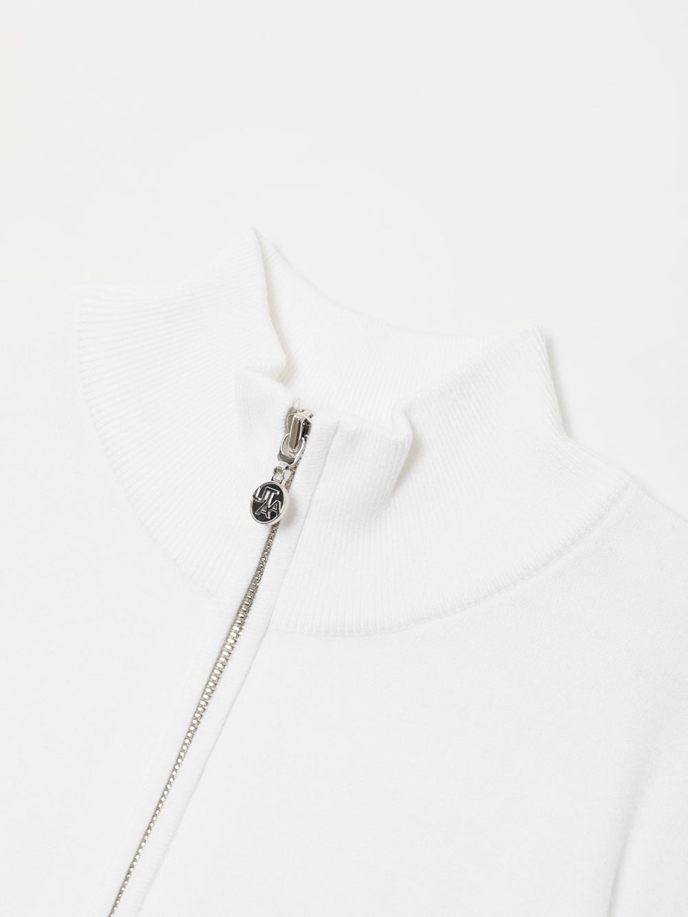 シグナル モノブロック ロゴ ハーフジップアップ ニット : レディース