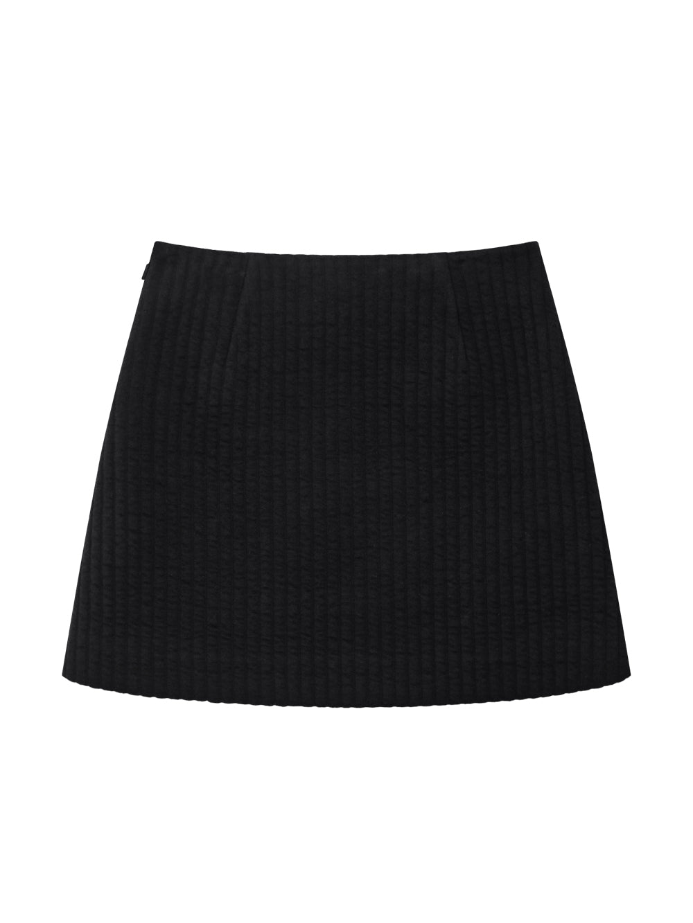 キルティングステッチ Hラインラップスカート