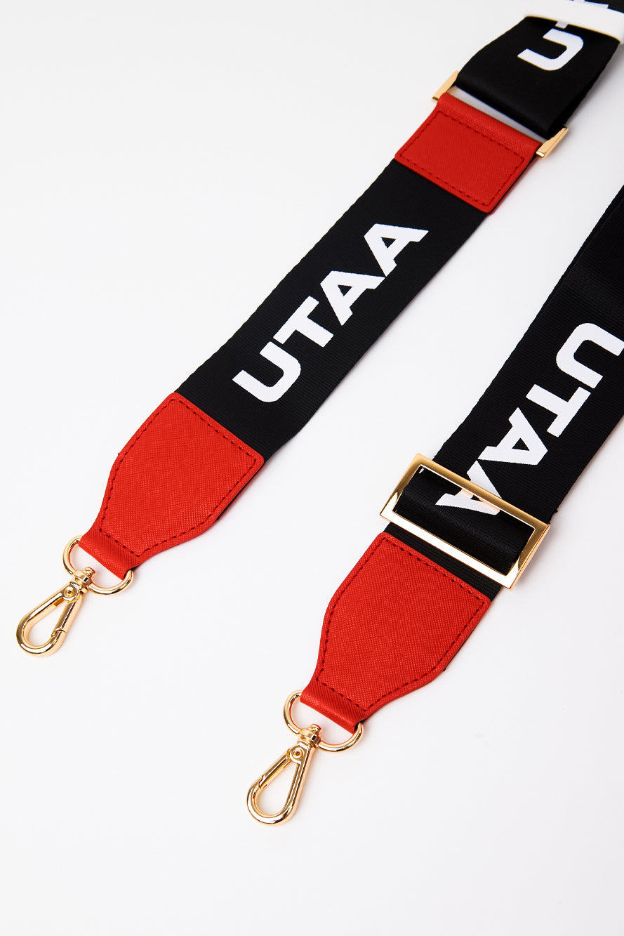 UTAA エンブレムアイコニックキューブバッグ レッド : Women's