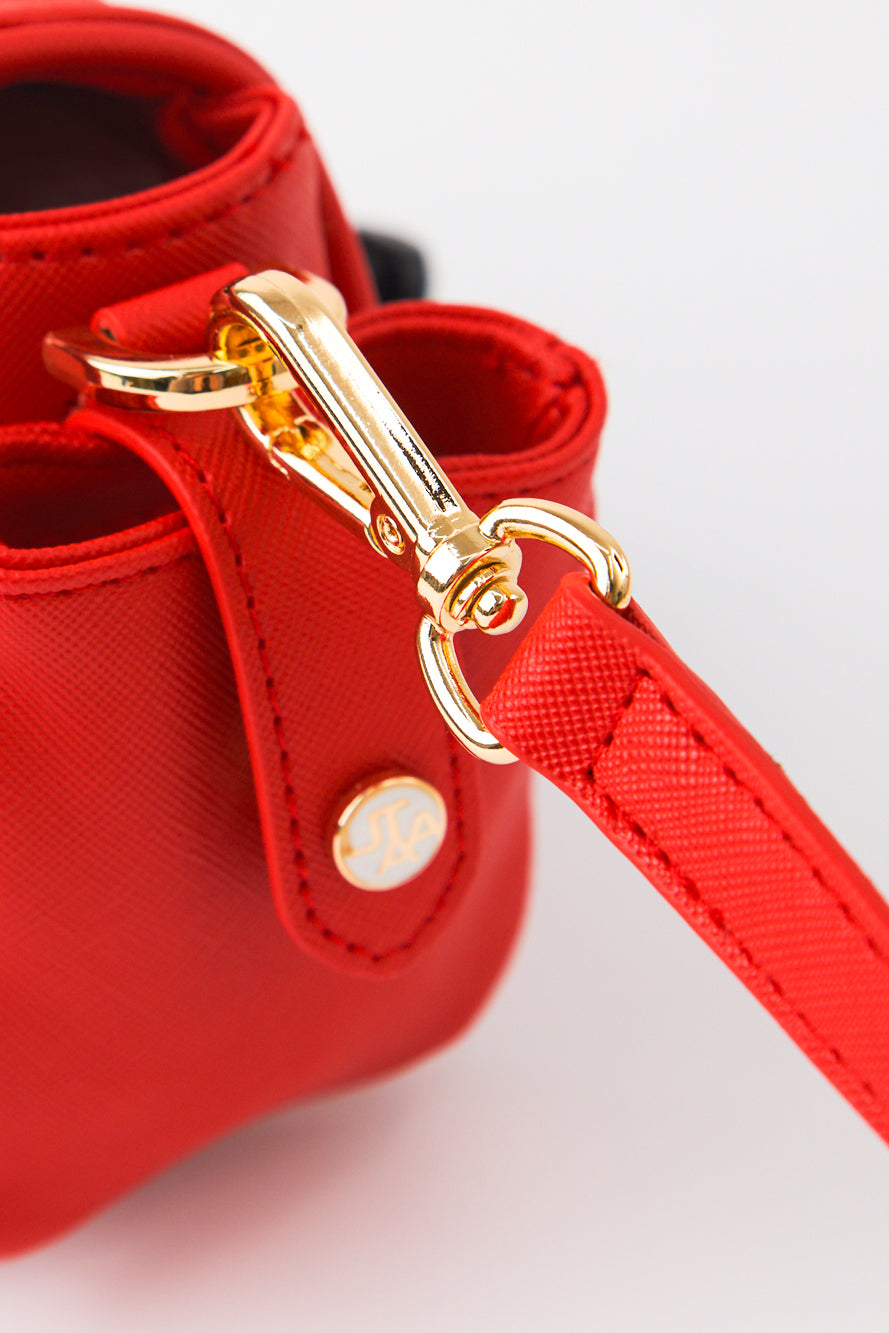 UTAA RushOutPocketツーウェイベルトバッグ レッド : Women's