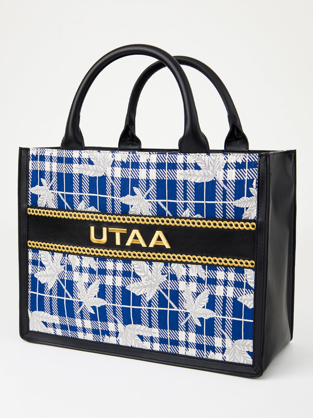 UTAA アトランティックリーフミックスチェックトートバッグ : Women's