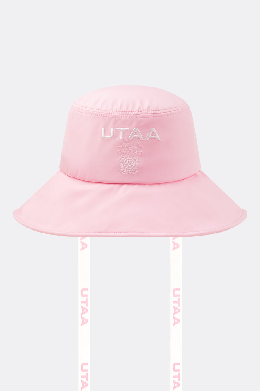 UTAA ローレルシンボルエンブレムバケットハット ライトピンク