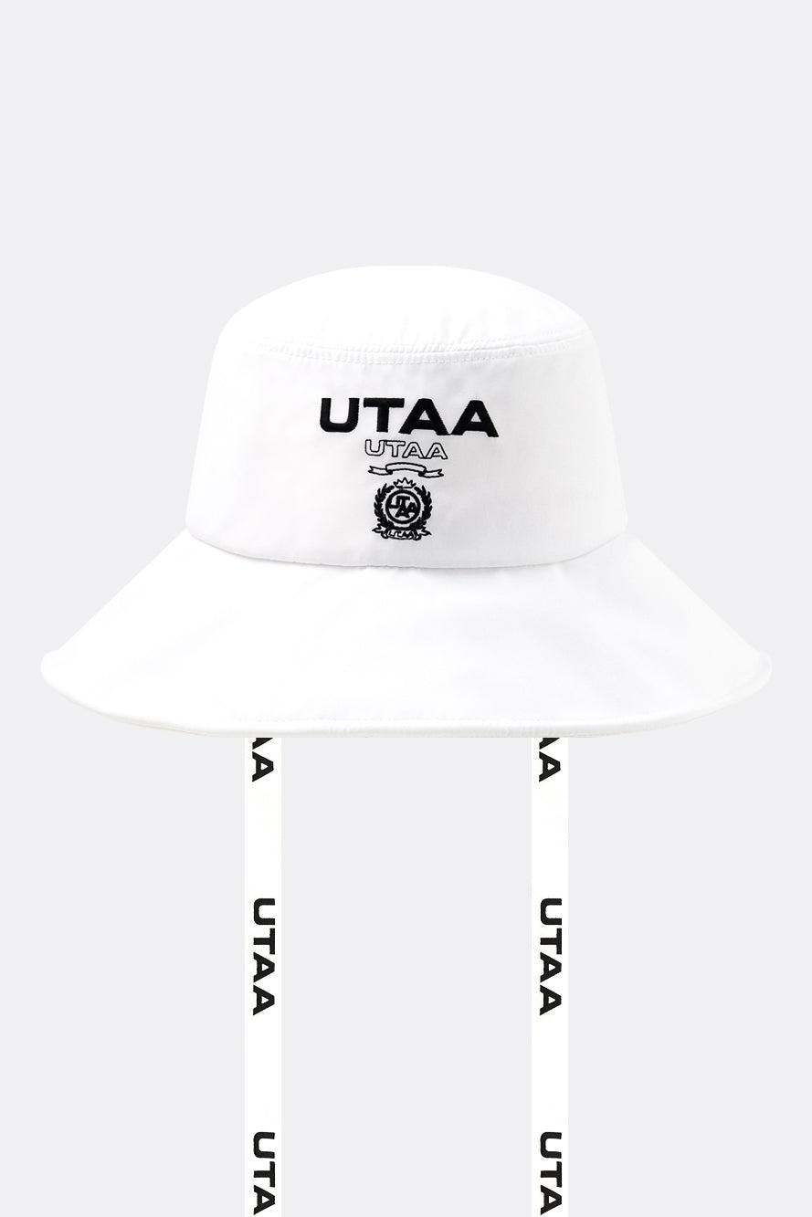 UTAA ローレルシンボルエンブレムバケットハット ホワイト