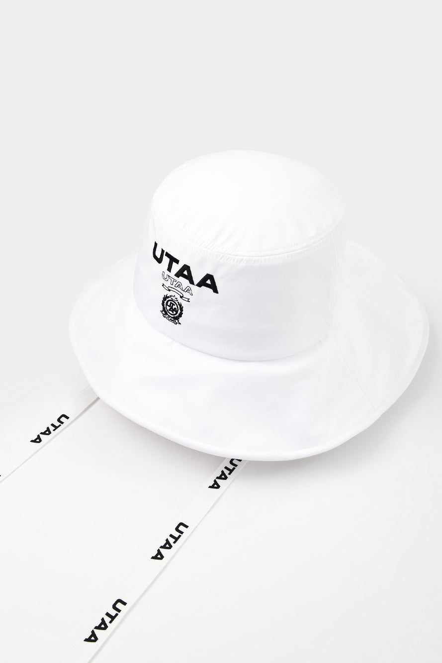 UTAA ローレルシンボルエンブレムバケットハット ホワイト