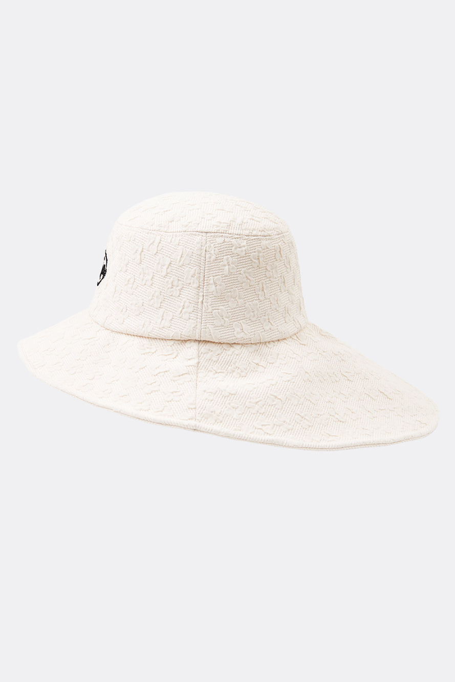 UTAA ブルームフローラルレースバケットハット ベージュ : Women's