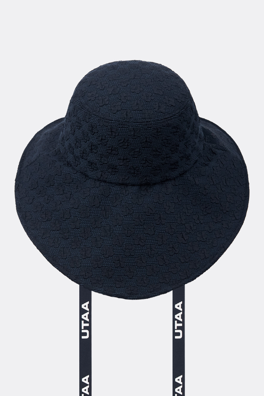 UTAA ブルームフローラルレースバケットハット ネイビー : Women's