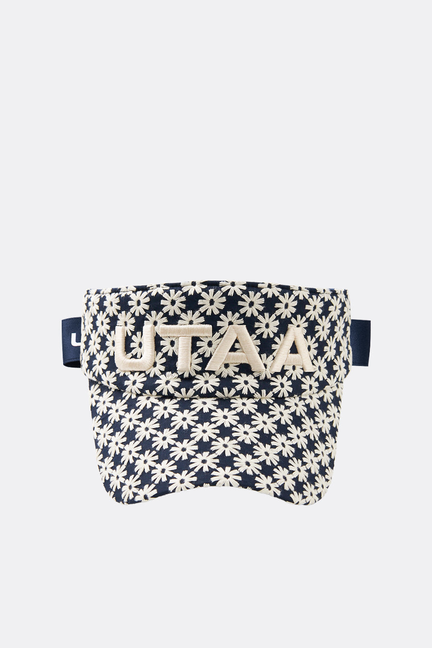 UTAA ベリスフローラルレースリボンサンバイザー : Women's