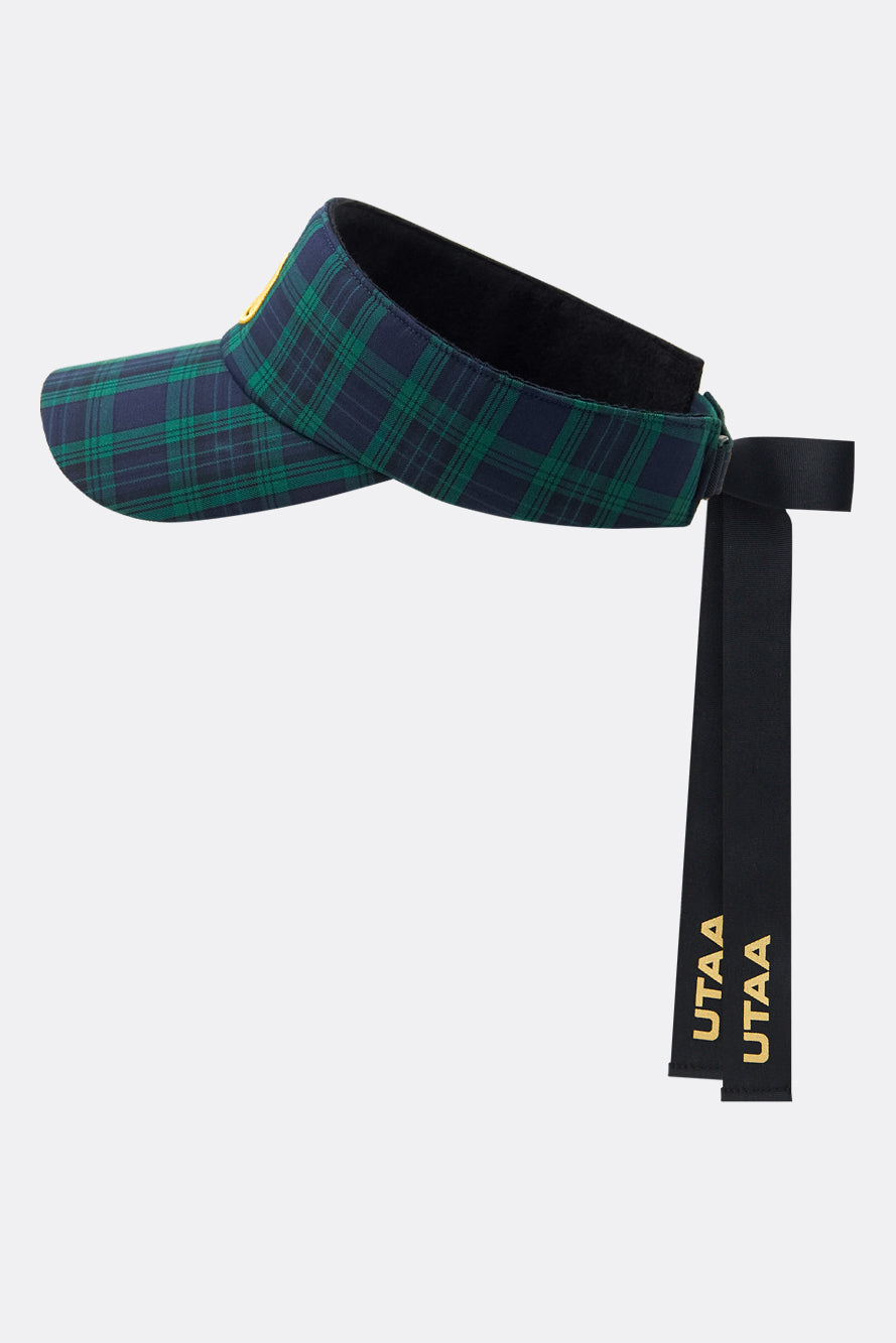 バシティクラシカルチェックリボンサンバイザー : Women's