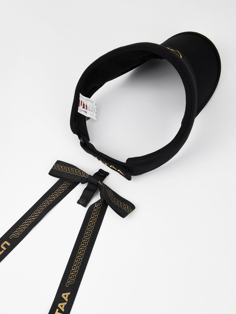 ロイヤル ギルト トパーズ リボン サンバイザー