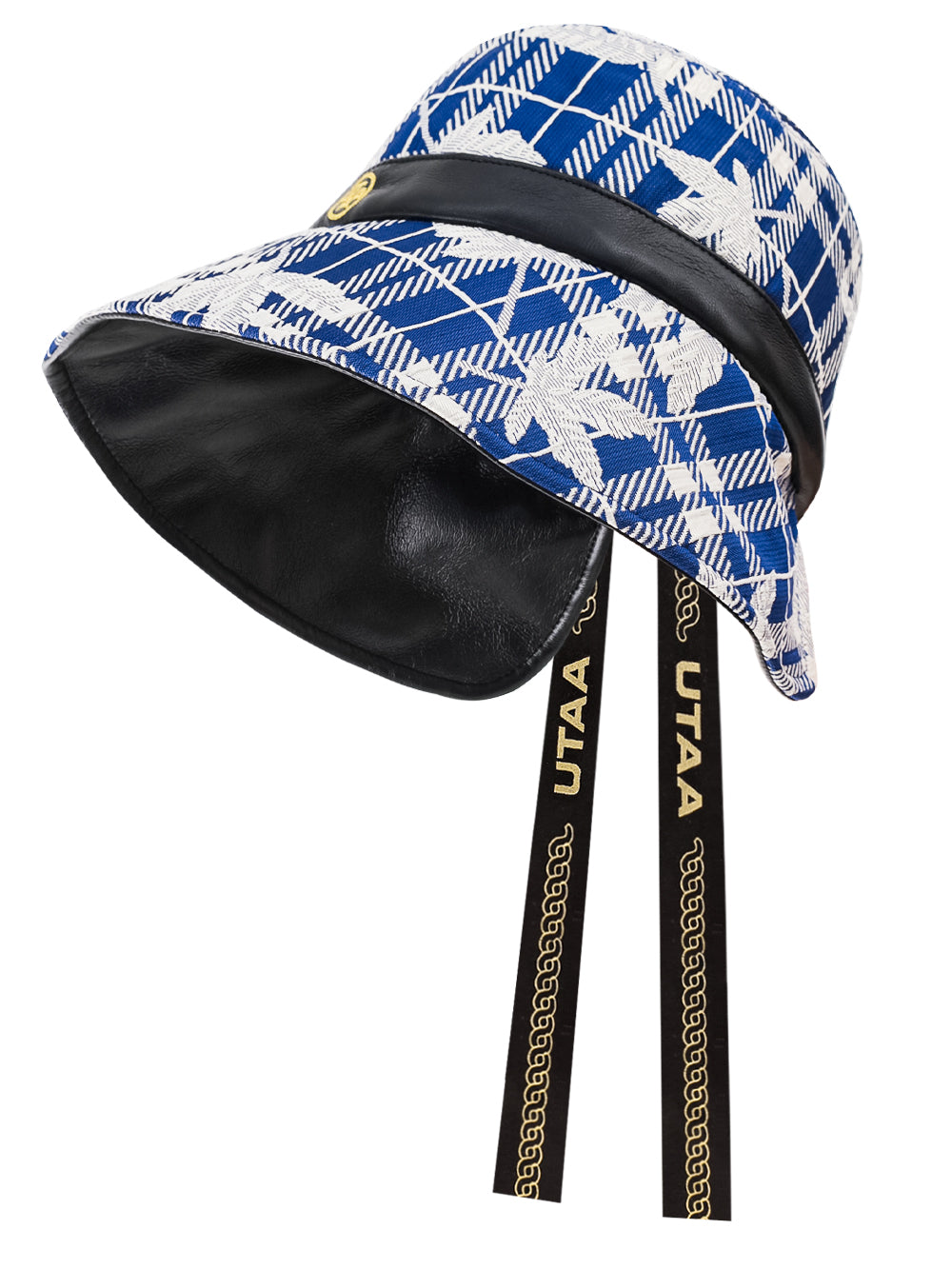 アトランティック リーフ ミックス チェック バックオープンバケットハット