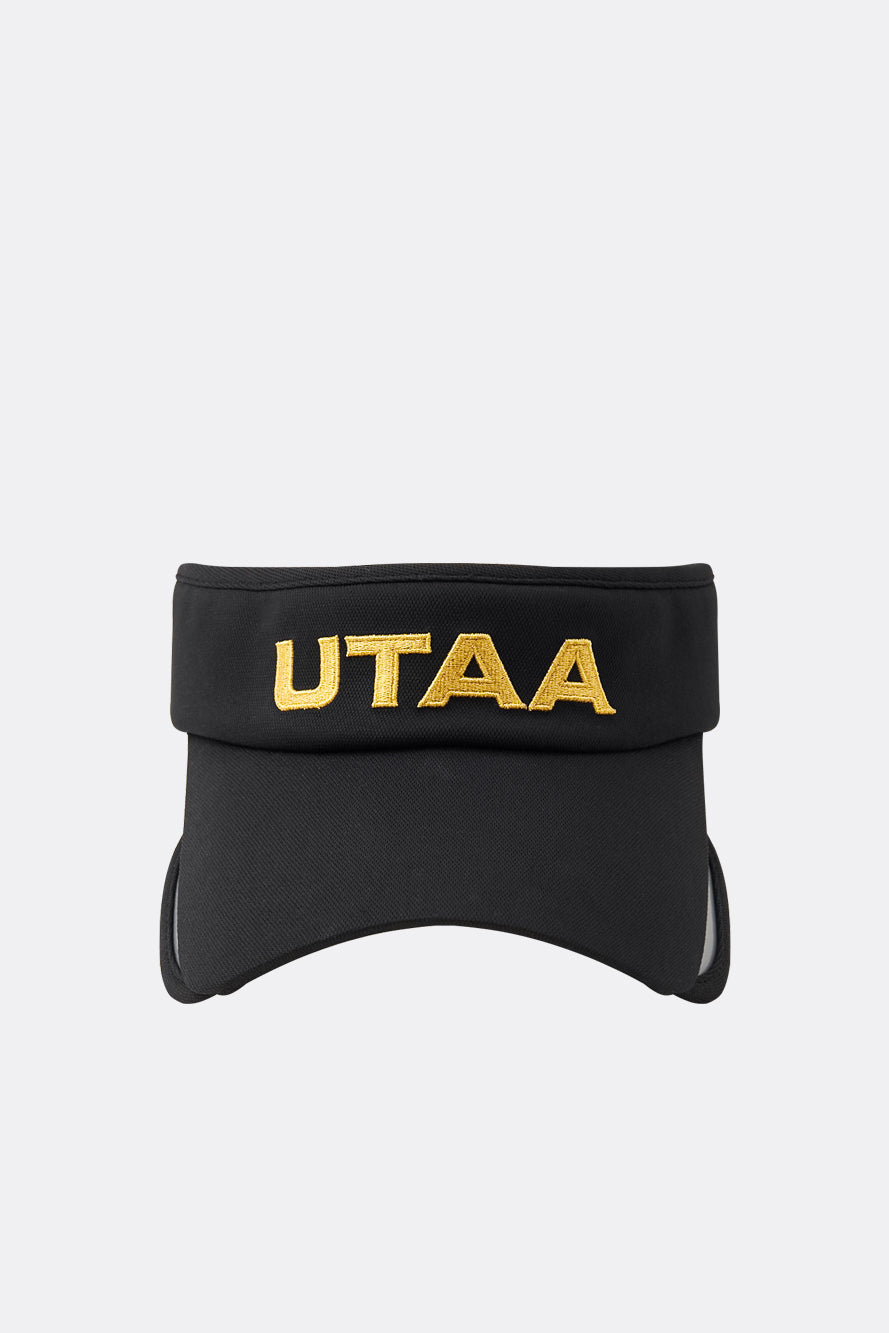 UTAA ユタ バイザー ギルトのロゴスライドサンバイザー