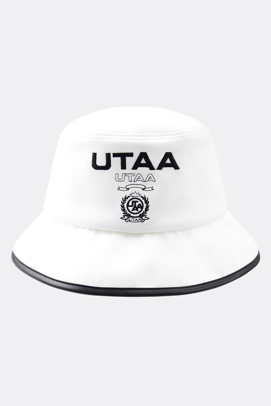 UTAA Laurelシンボルエンブレムバケットハット ホワイト : Women's