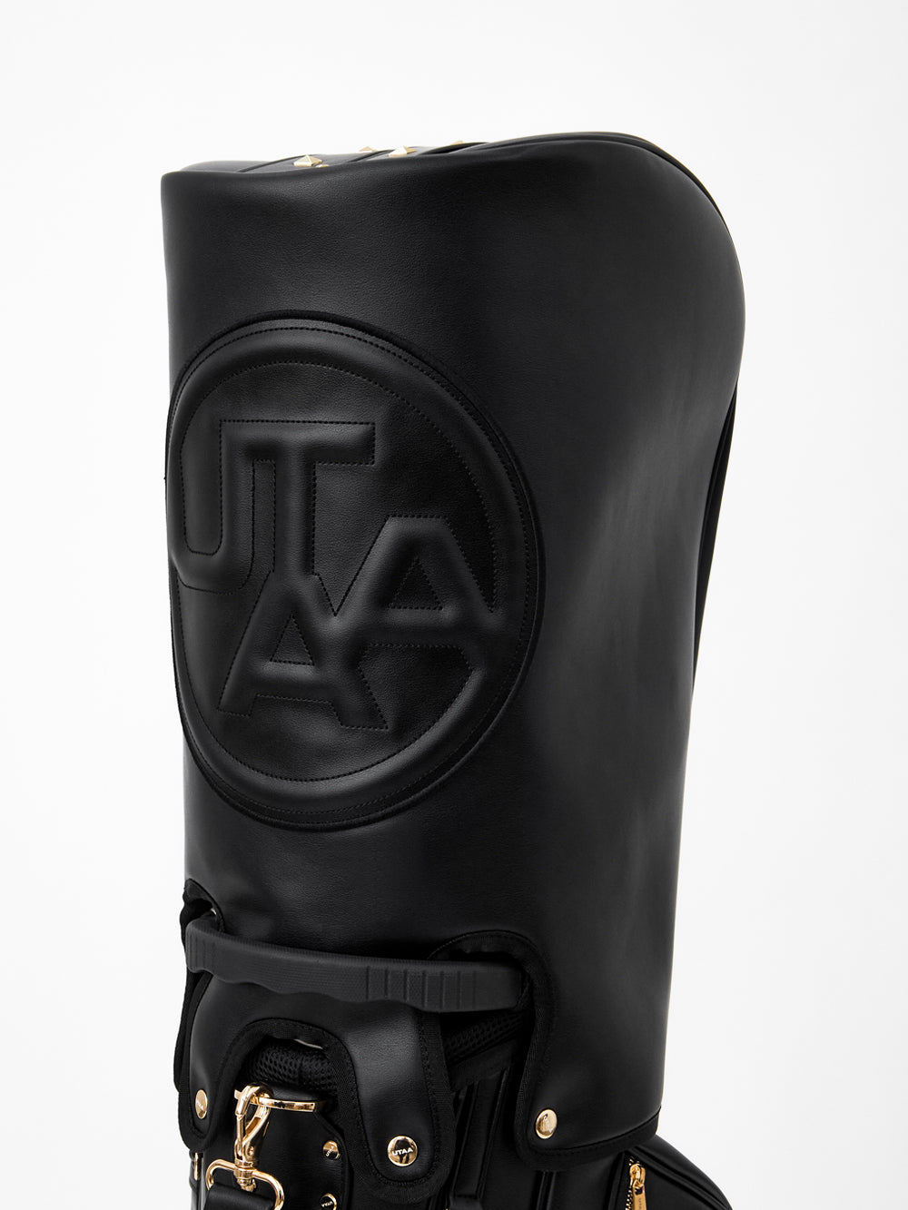 UTAA ゴールデンスタッドフラッシュキャディバッグ ブラック : Women's