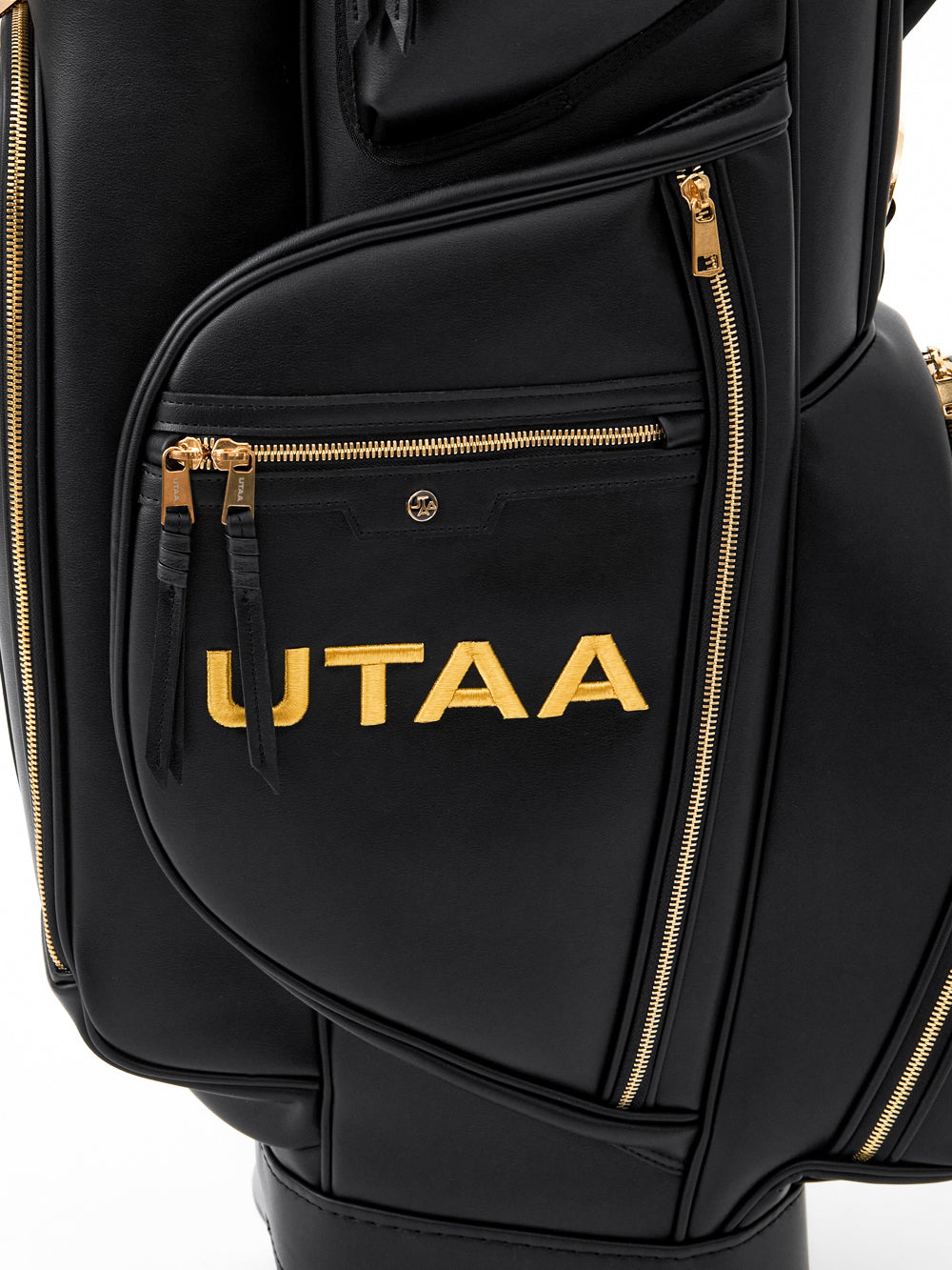 UTAA ゴールデンスタッドフラッシュキャディバッグ ブラック : Women's