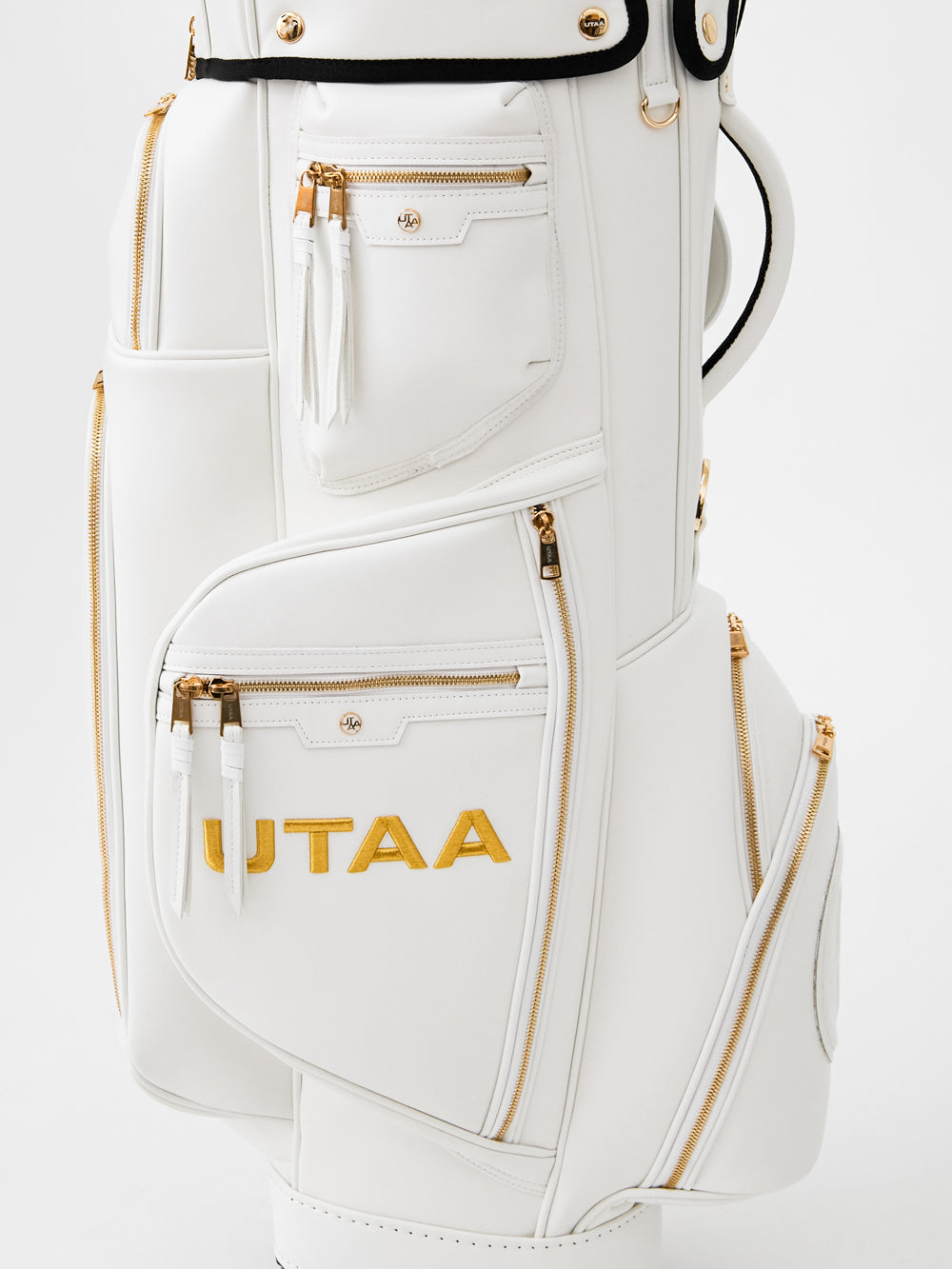 UTAA ゴールデンスタッドフラッシュキャディバッグ ホワイト : Women's
