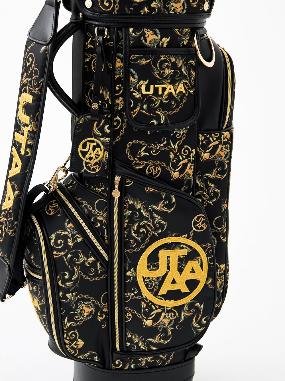 パンサーチェーンゴールデンバロックキャディーバッグ