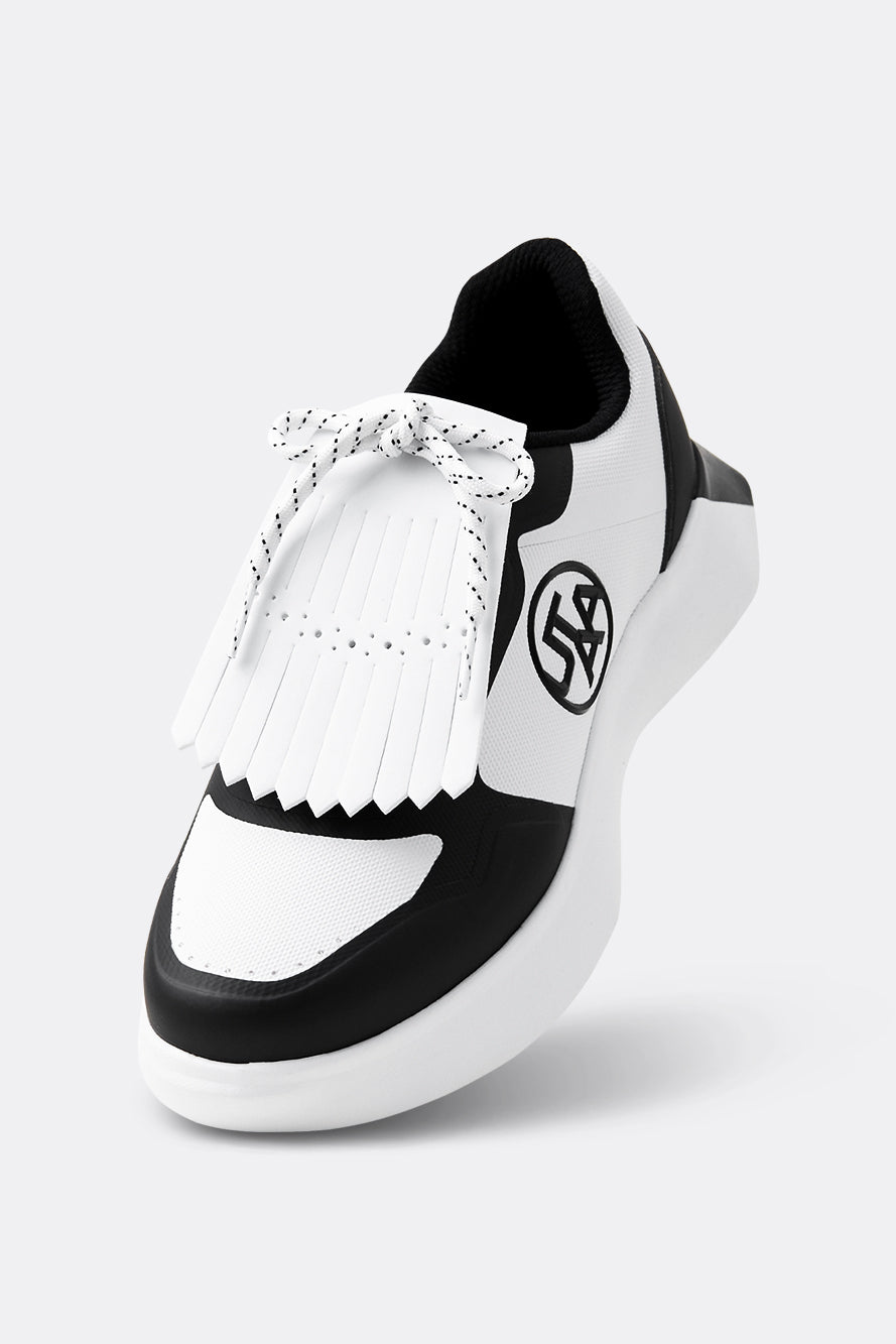 ウォーターカラー ミックス ダービー キルティ スニーカー：レディース