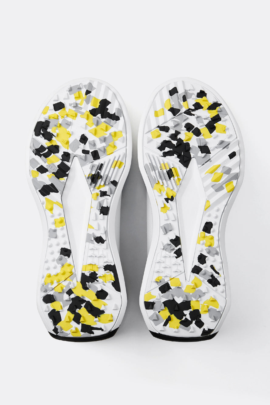 ウォーターカラー ミックス ダービー キルティ スニーカー：レディース