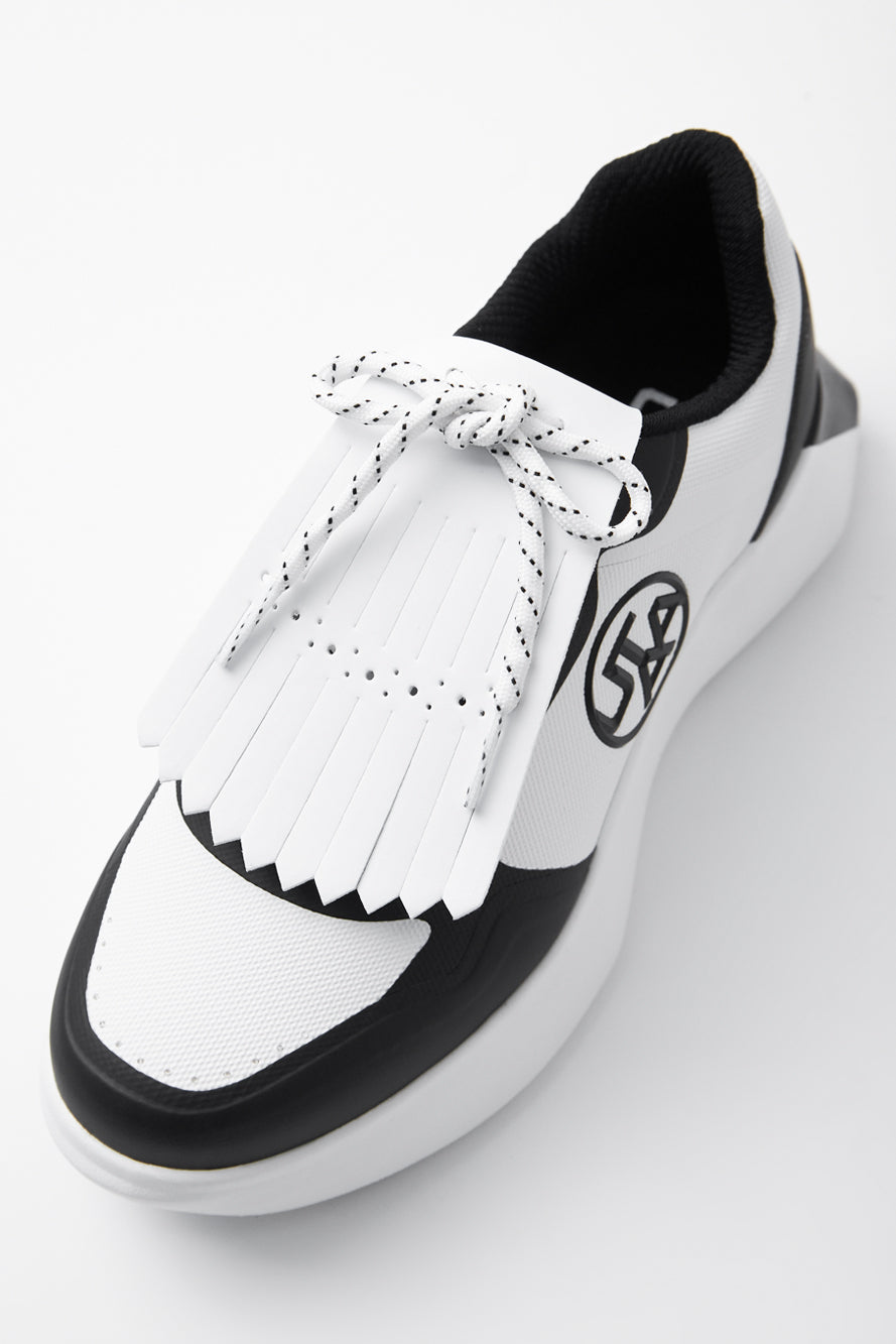 ウォーターカラー ミックス ダービー キルティ スニーカー：レディース