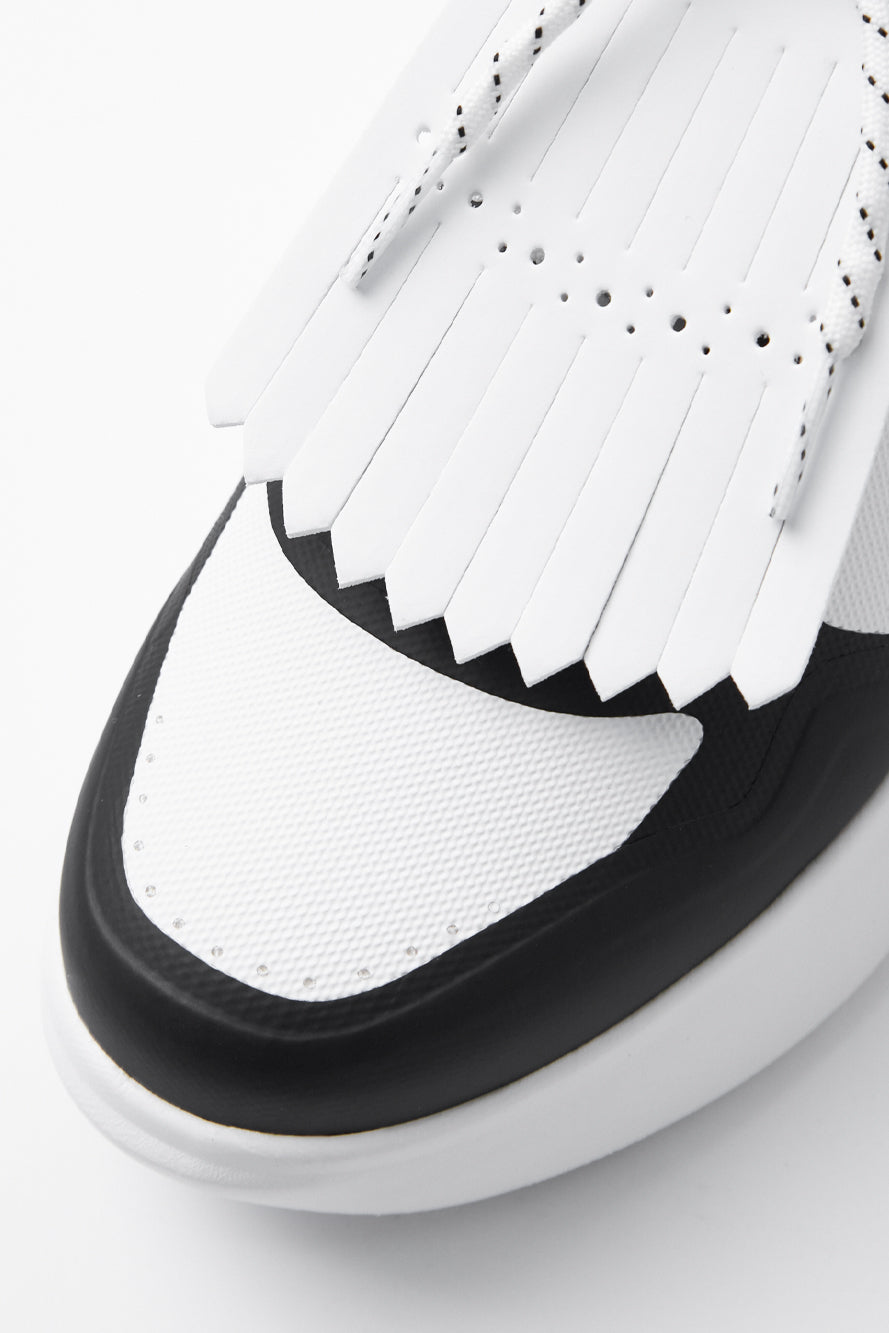 ウォーターカラー ミックス ダービー キルティ スニーカー：レディース