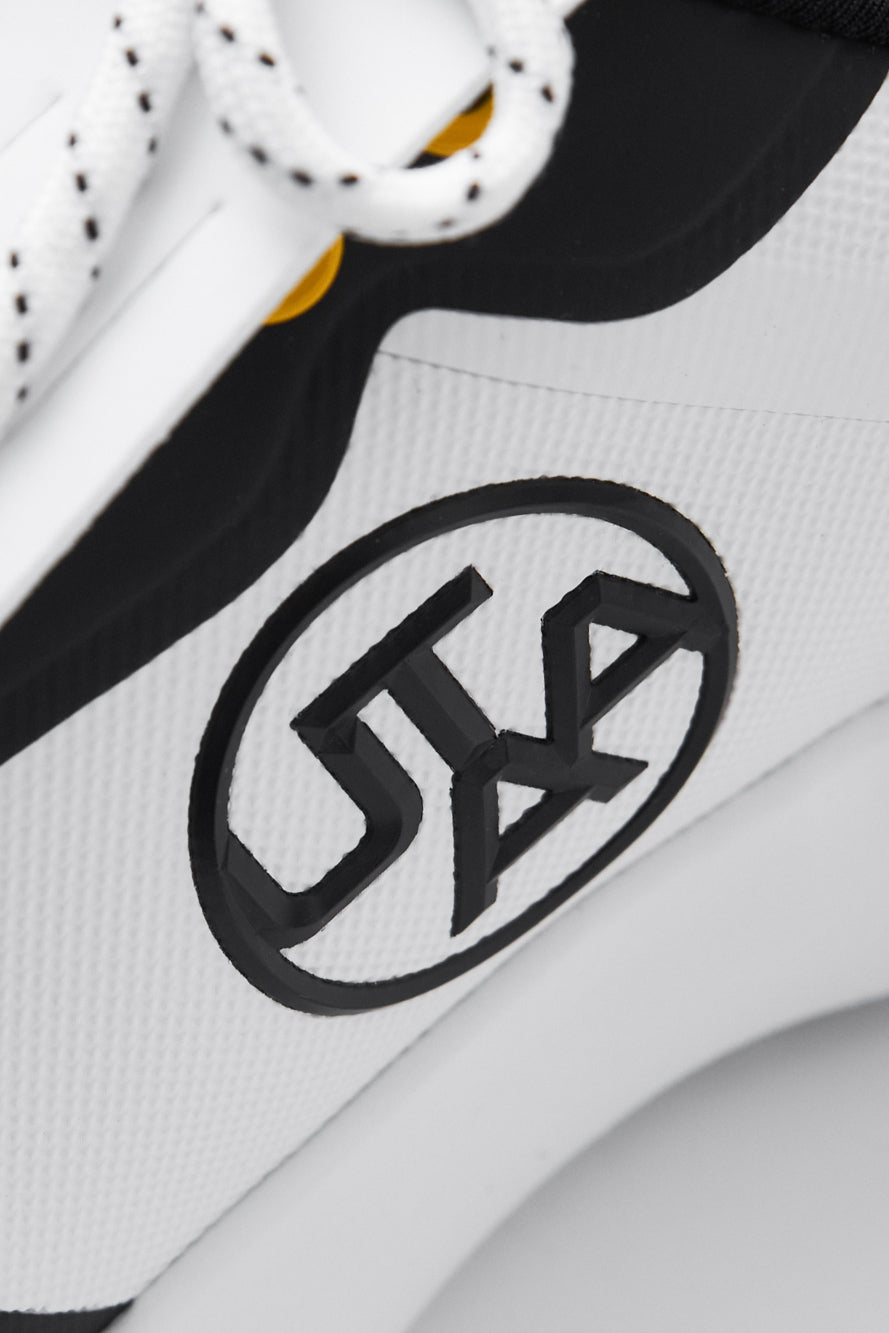 ウォーターカラー ミックス ダービー キルティ スニーカー：レディース