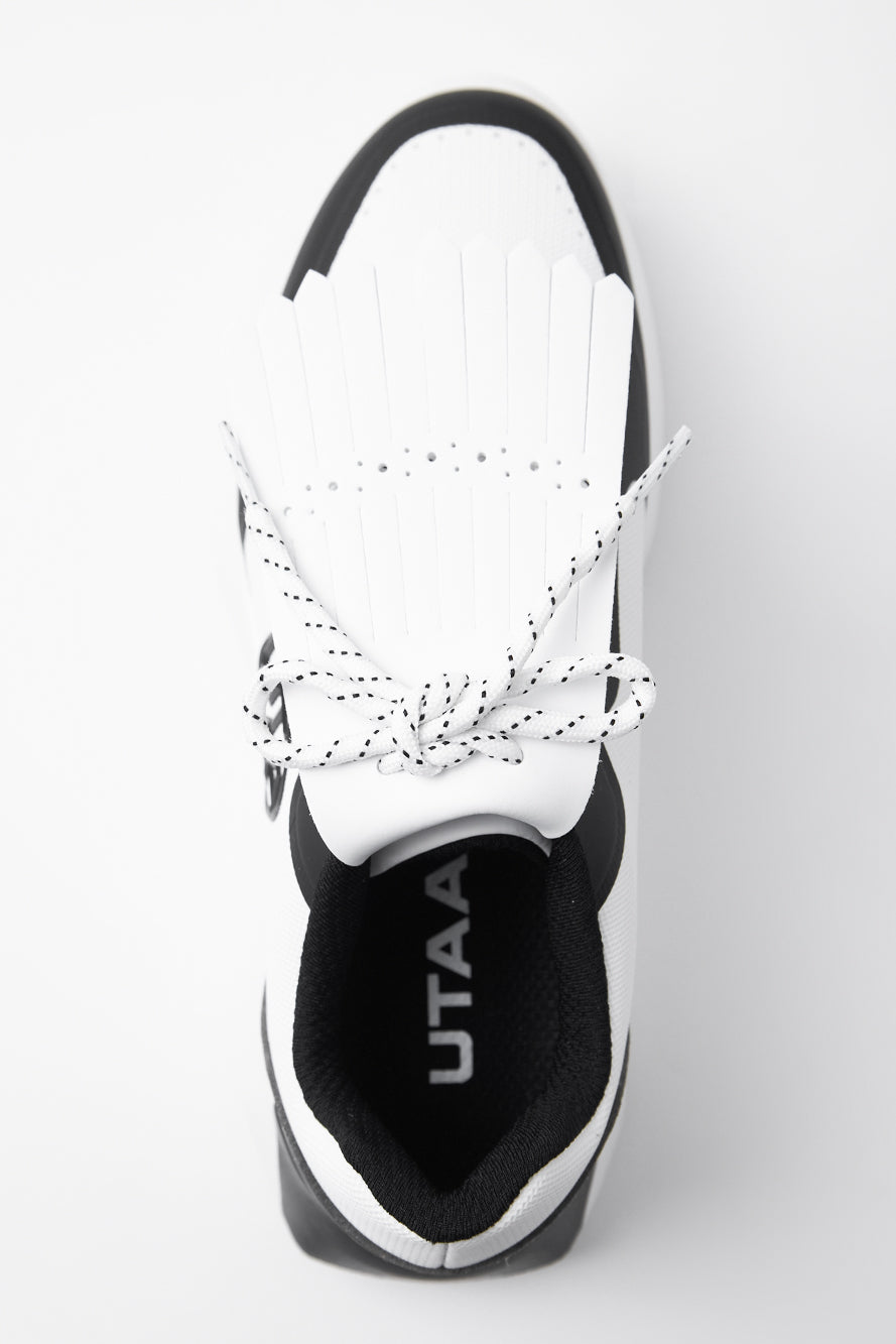 ウォーターカラー ミックス ダービー キルティ スニーカー：レディース