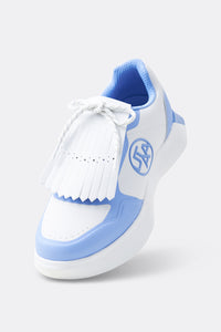 ウォーターカラー ミックス ダービー キルティ スニーカー：レディース