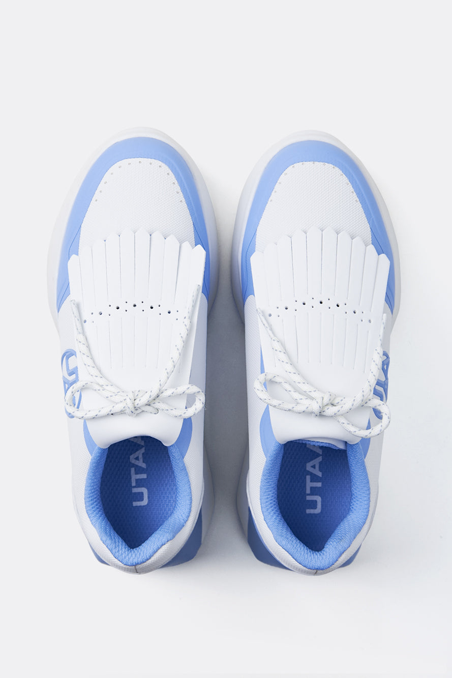 ウォーターカラー ミックス ダービー キルティ スニーカー：レディース