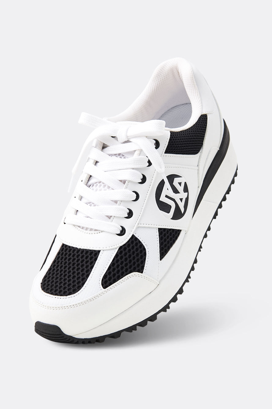 UTAA メッシュミックスプラットフォームスパイクレスゴルフシューズ : Men's BK 15
